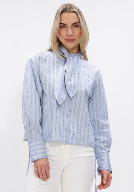 Blaue DANTE6 Blusen ANUBI STRIPE SHIRT - large