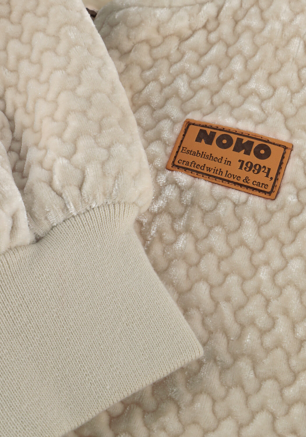 Nicht-gerade weiss NONO Jack DORIS VELVET JACKET - large