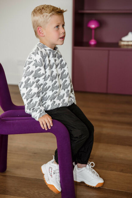 Graue Salty Stitch Sweatshirt PIEDIE OVERSIZED SWEATSHIRT - large