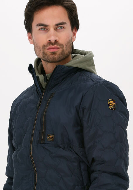 Dunkelblau PME LEGEND Wattierte Jack BOMBER JACKET RAIDER II TAFFETAR - large