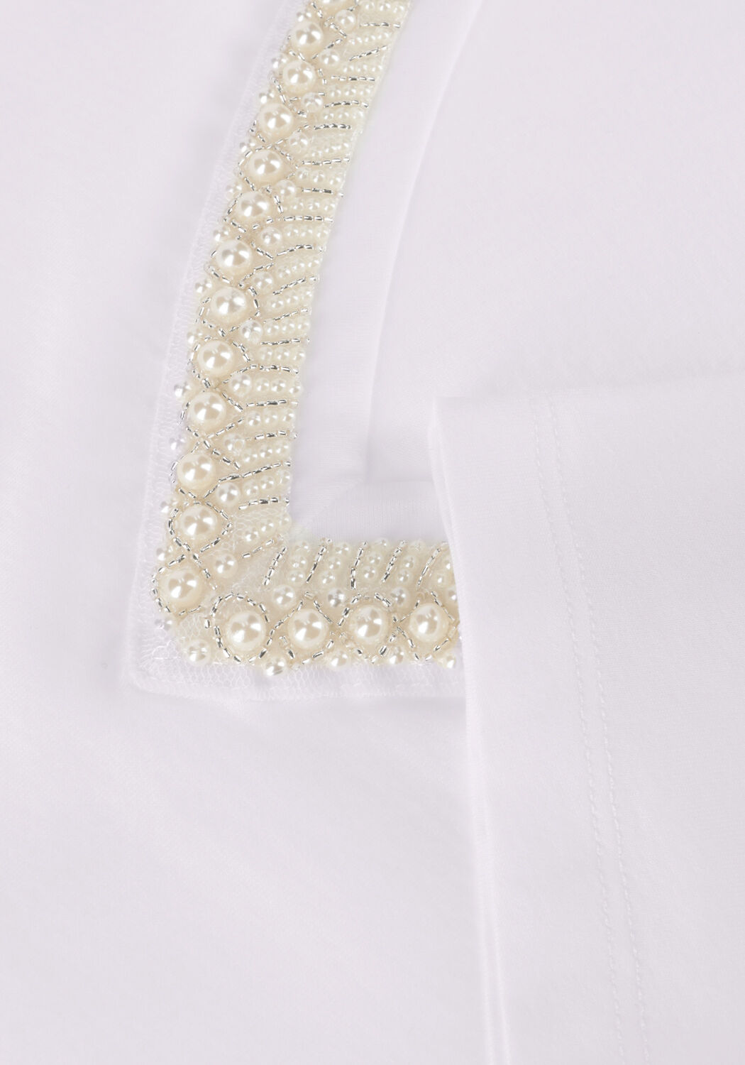 Wei&szlig;e LIU JO T-shirt JERSEY JEWEL NECK T-SHIRT - large