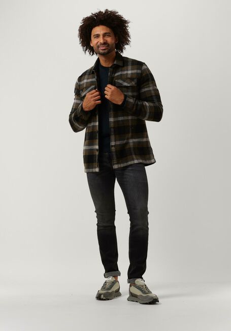 Schwarze PME LEGEND Overshirt LONG SLEEVE SHIRT CTN HEAVY FLANEL CHECK - large