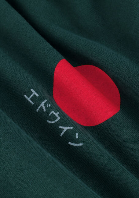 Grüne EDWIN Sweatshirt JAPANESE SUN HOODIE SWEAT HEAVY FELPA - large