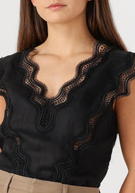Schwarze COPENHAGEN MUSE Top NATULI TOP - large