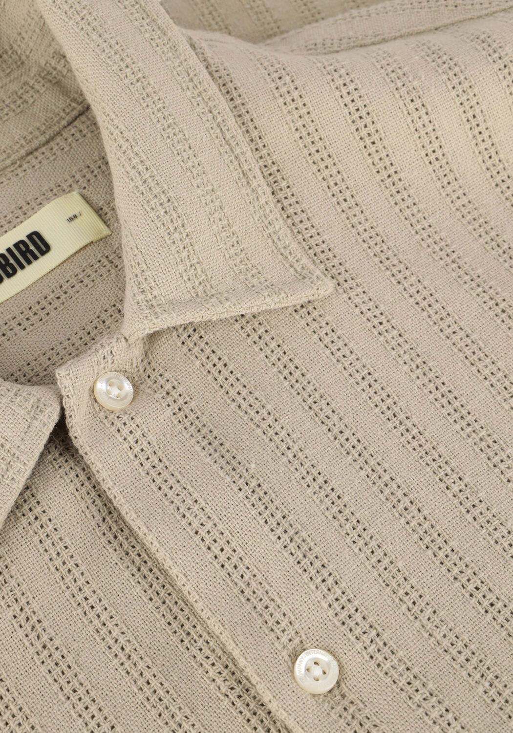 Beige WOODBIRD Casual-Oberhemd WBWANG CHUKE SHIRT - large