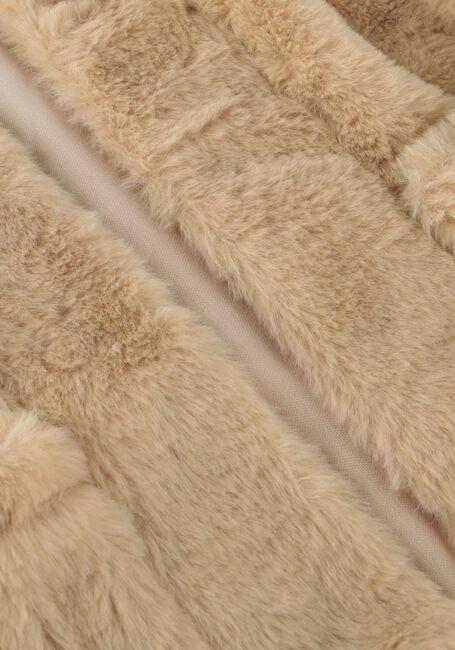 Beige NONO Strickjacke KILA GILET FUR - large