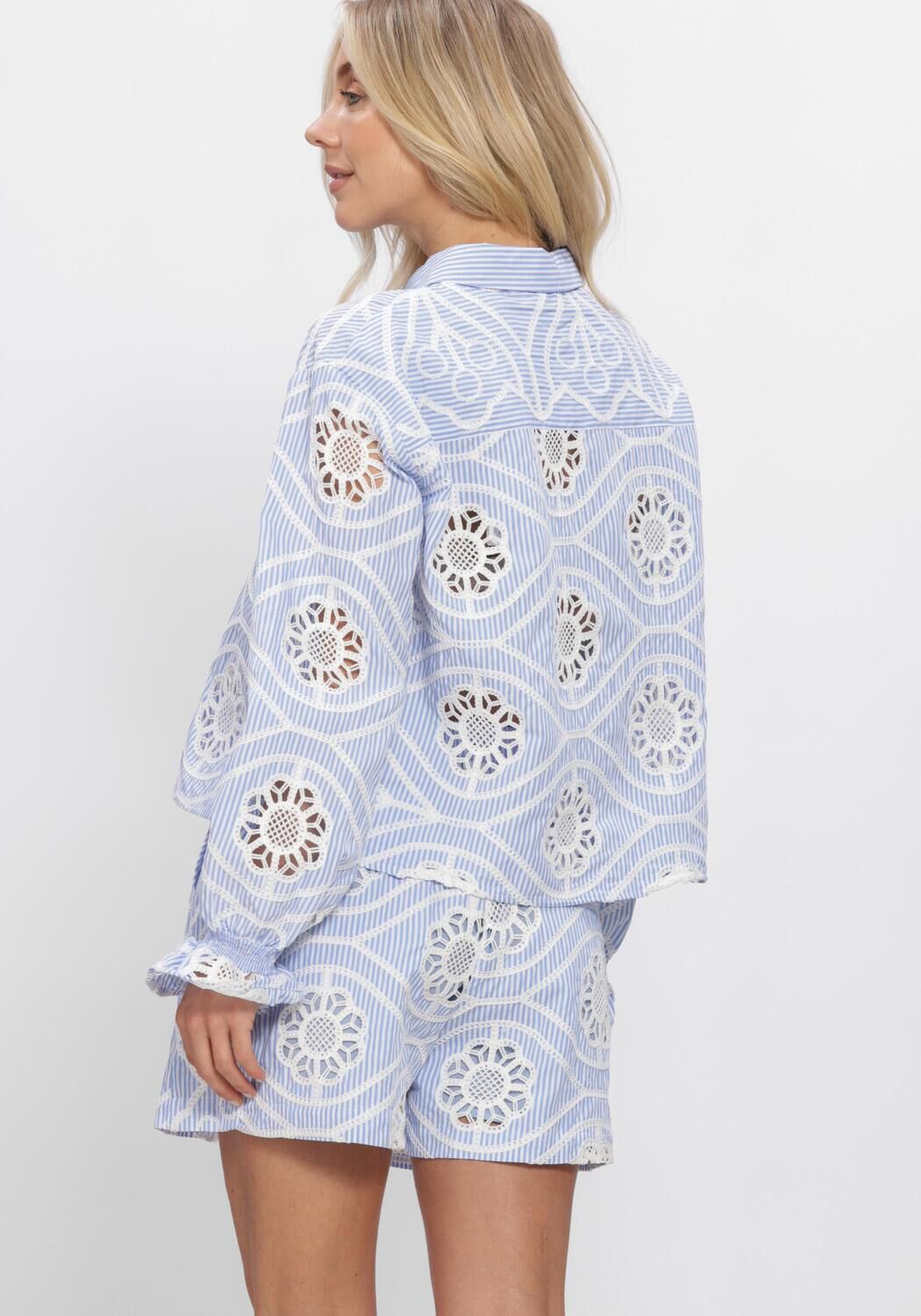Blaue AMAYA AMSTERDAM Blusen TARA BLOUSE - large