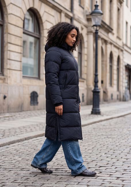Dunkelblau WITHBLACK Wattierte Jack WBLGLORIAN LONG PUFFER COAT - large
