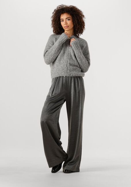 Graue BY-BAR Pullover JONAS ZIPP CARDIGAN - large