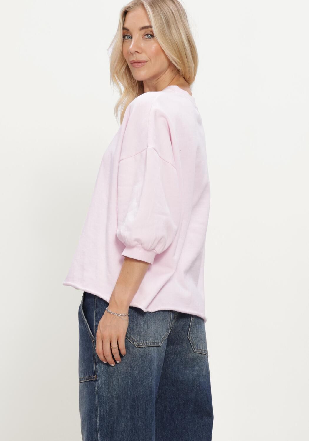 Hell-Pink CIRCLE OF TRUST Top KENZIE SWEAT - large