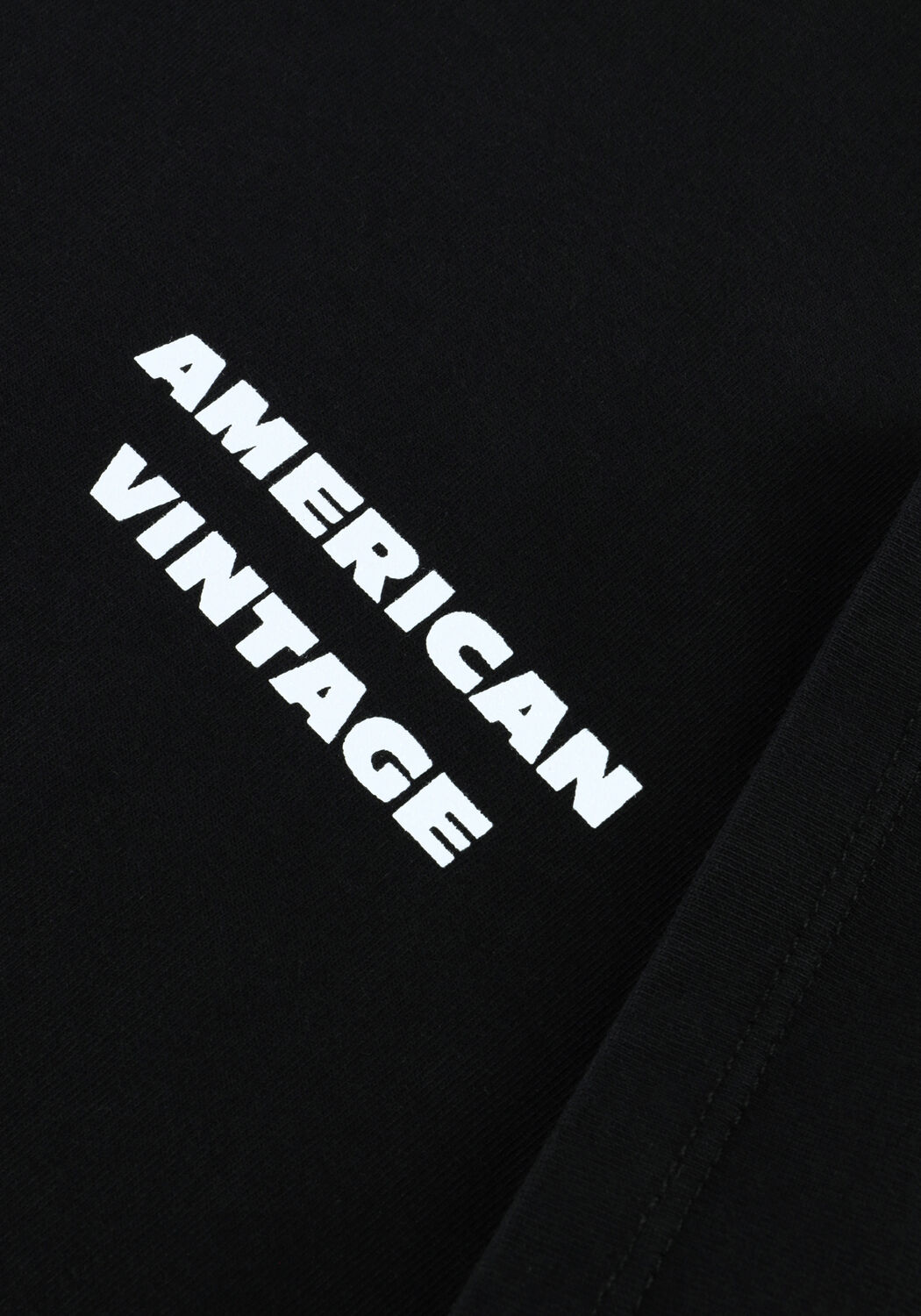 Schwarze AMERICAN VINTAGE T-shirt FIZVALLEY - large
