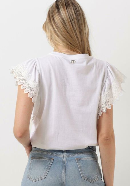 Weiße TWINSET MILANO T-shirt KNITTED BLOUSE - large