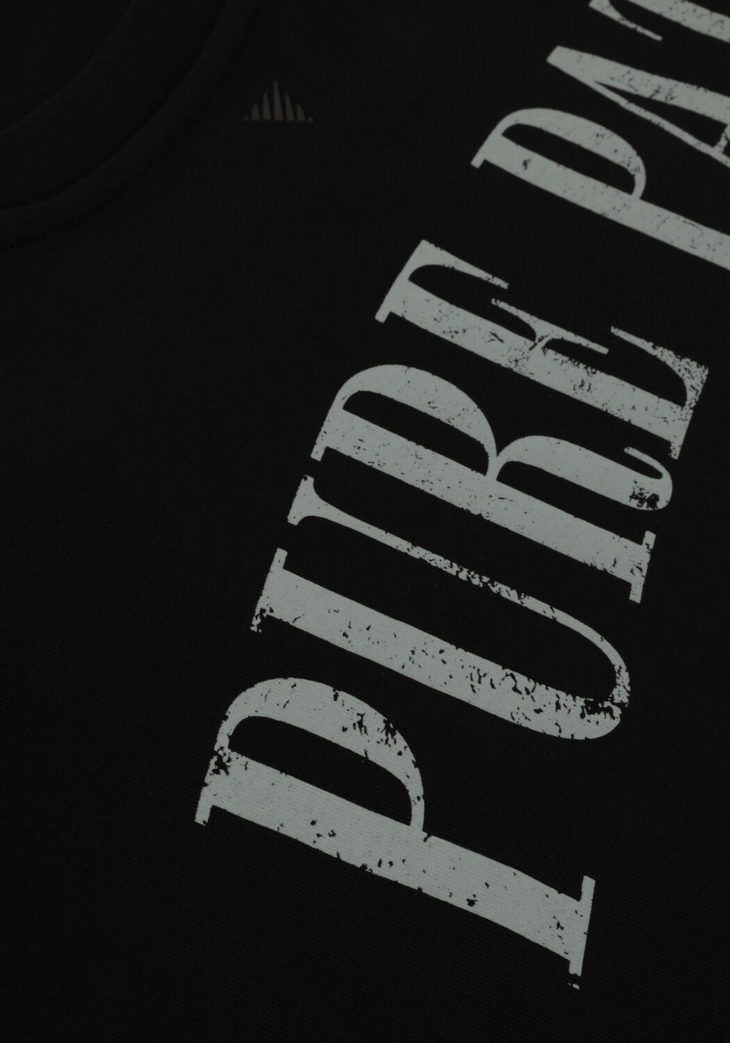 Schwarze PURE PATH T-shirt TSHIRT WITH BACK PRINT AND SMALL FRONTPRINT - large