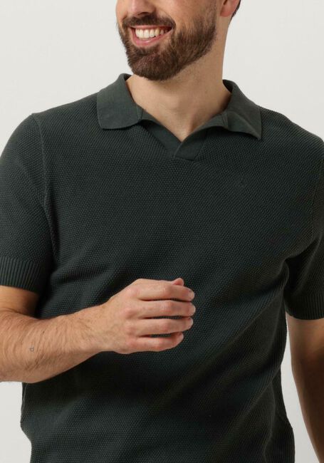 Dunkelgrün BUTCHER OF BLUE Polo-Shirt LT STRUCTURE POLO - large