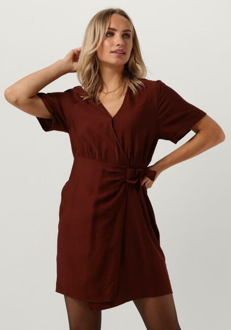 Braune ANOTHER LABEL Minikleid CIEL DRESS - large