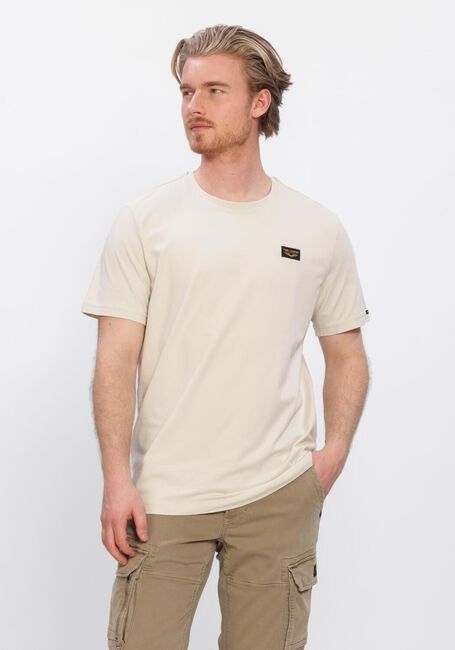 Ecru PME LEGEND T-shirt SHORT SLEEVE R-NECK GUYVER TEE - large