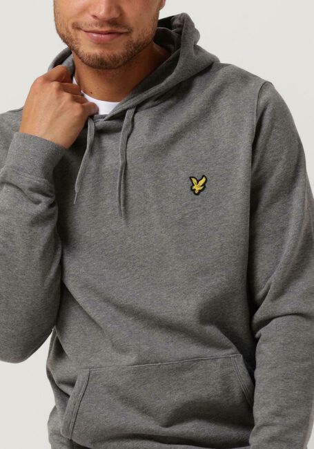 Graue LYLE & SCOTT Pullover & Cardigans PULLOVER HOODIE - large