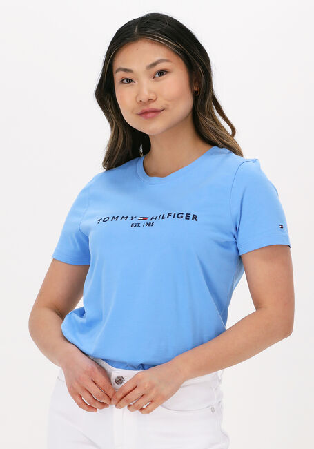 Hellblau TOMMY HILFIGER T-shirt REGULAR HILFIGER C-NK - large