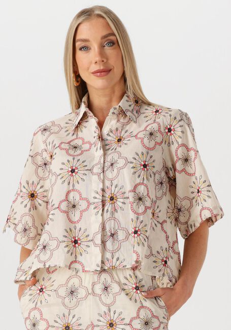 Beige EST'SEVEN Blusen ALIJAH BLOUSE BATIK - large