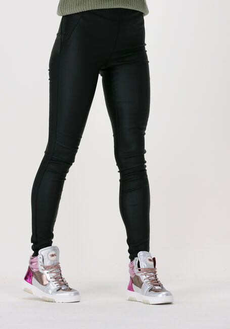 Schwarze OBJECT Legging OBJBELLE MW COATED LEGGINGS NO - large