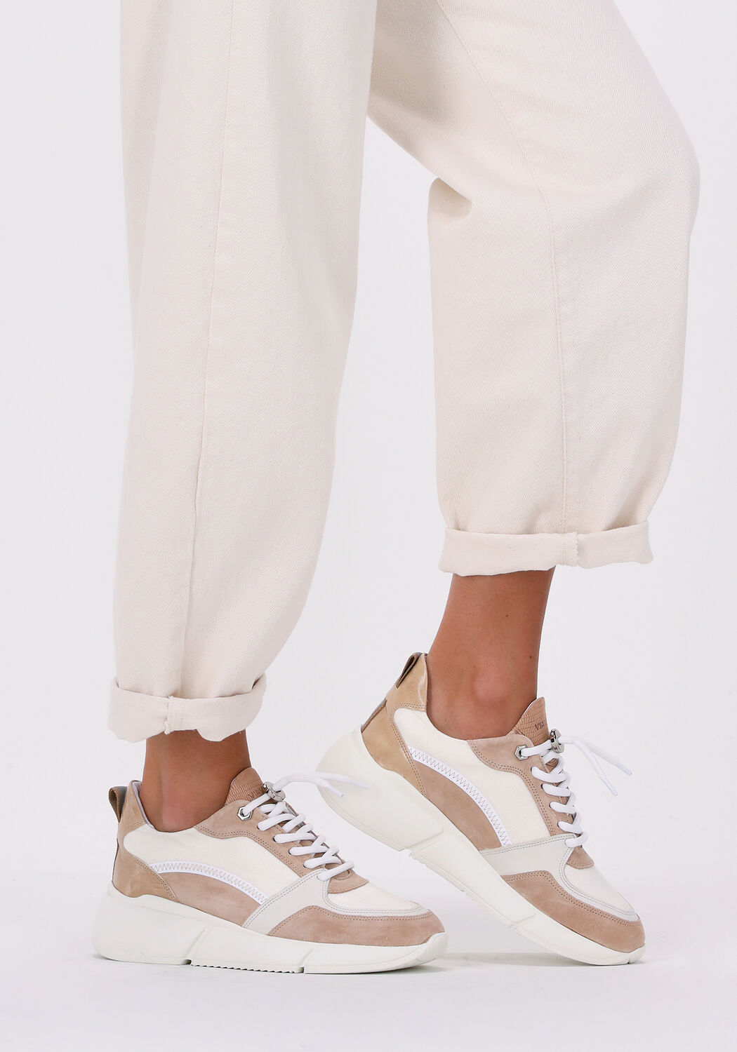 Beige VIA VAI Sneaker Low CELINA JESS - large