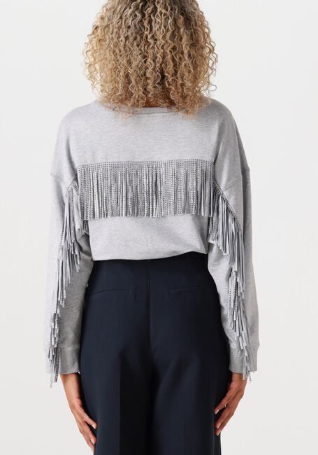 Hellgrau CO'COUTURE Pullover STUDCC FRINGE SWEAT - large