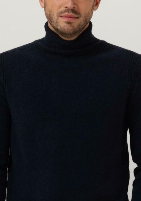 Dunkelblau ANERKJENDT Rollkragenpullover AKNICO SOLID ROLL NECK LAMBSWOOL - large