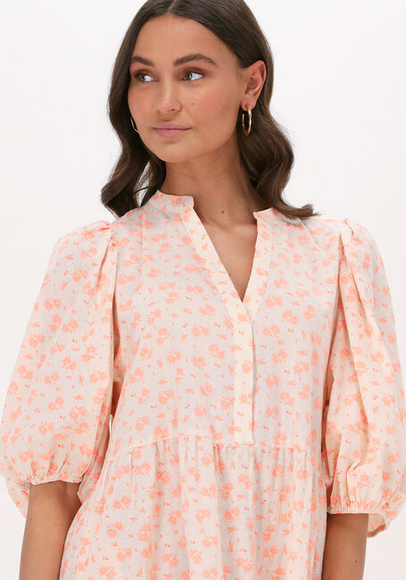 Orangene CO'COUTURE Maxikleid NEO FLOWER FLOOR DRESS - large