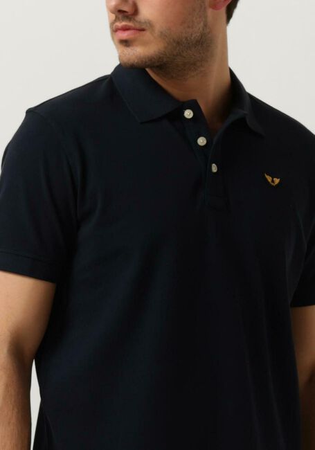 Blaue PME LEGEND Polo-Shirt SHORT SLEEVE POLO GARMENT DYE - large