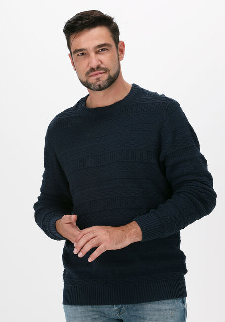 Blaue ANERKJENDT Pullover AKSUNNE JACQUARD KNIT - large