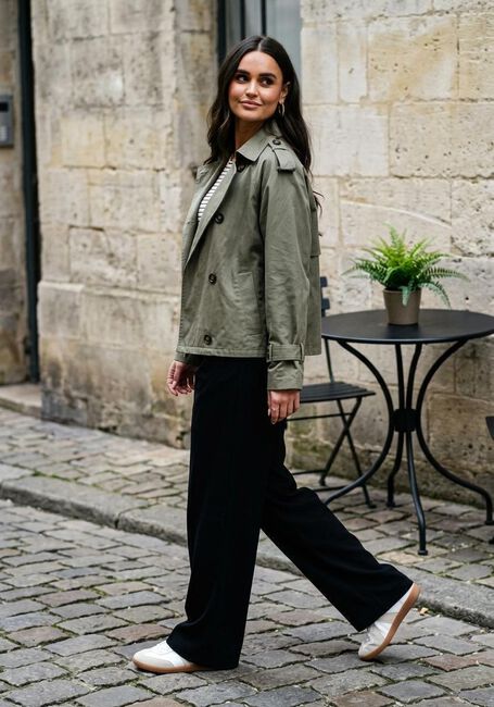 Olive MY ESSENTIAL WARDROBE Trenchcoats MIRAMW SHORT TRENCHCOAT - large