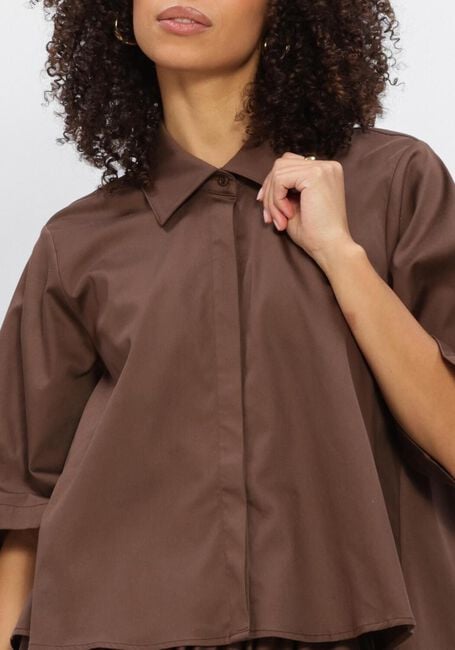 Braune EST'SEVEN Blusen ALIJAH BLOUSE RNBW - large