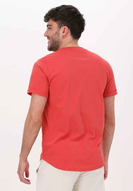 Orangene CALVIN KLEIN T-shirt BADGE TURN UP SLEEVE - large