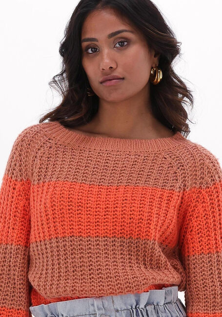 Camelfarbene YDENCE Pullover KNITTED SWEATER FRANKIE - large