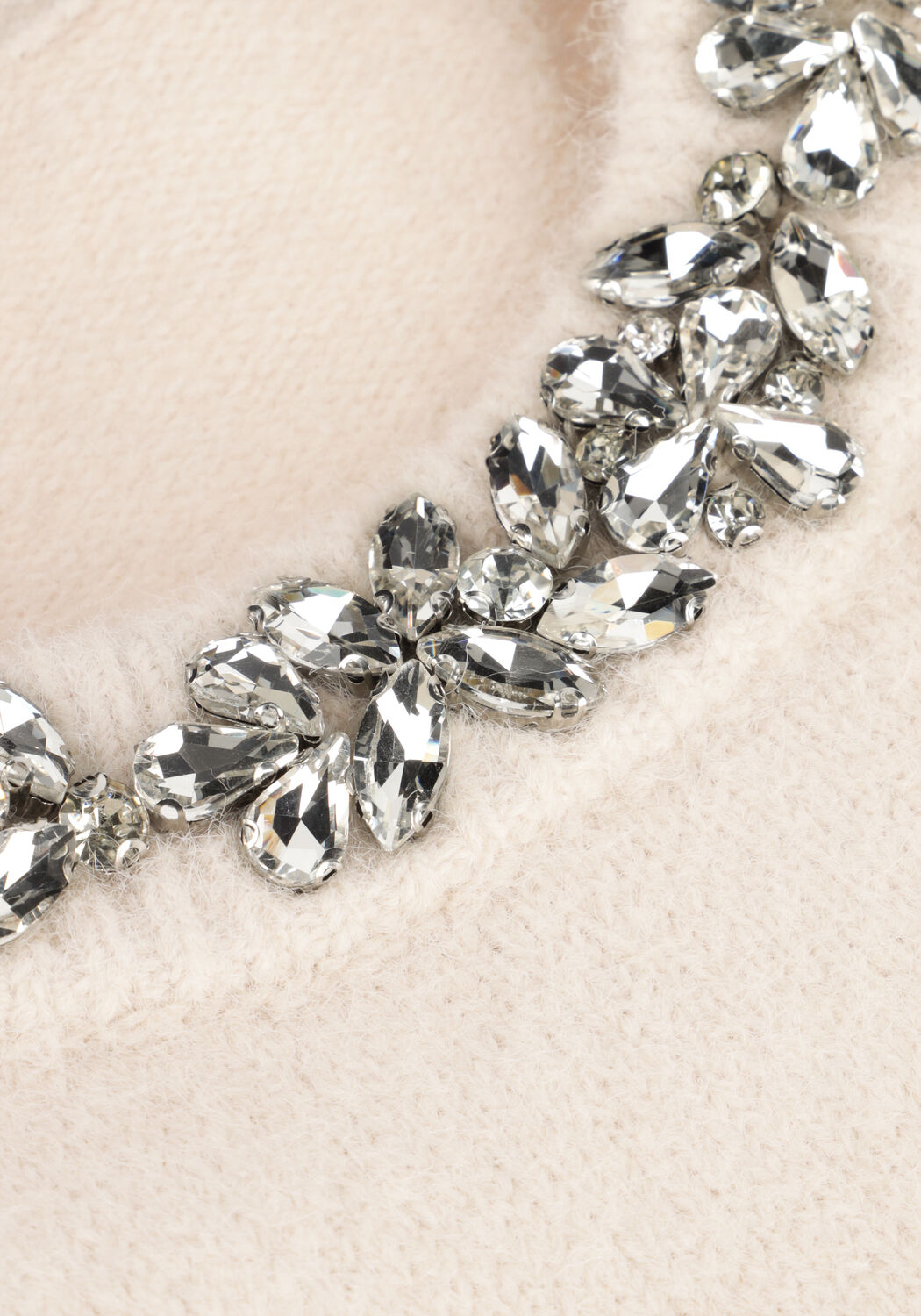 Ecru NEO NOIR Pullover MAIA STONE KNIT BLOUSE - large