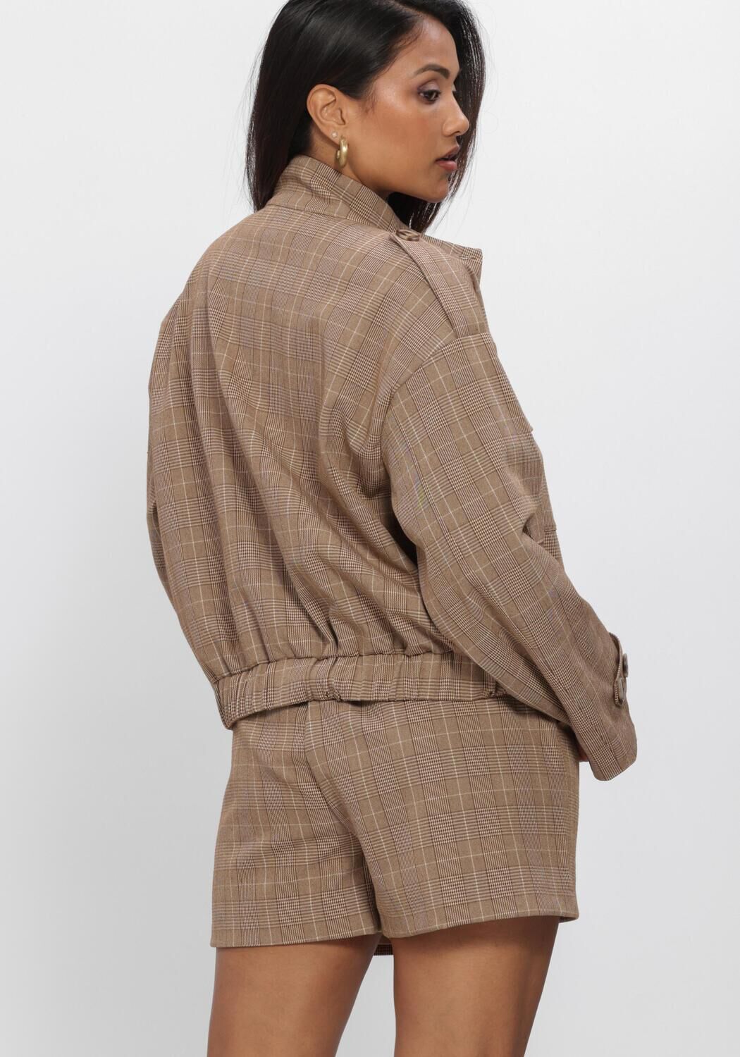 Braune NUKUS Jack HOPE JACKET CHECK - large