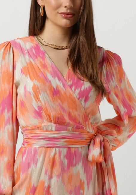Orangene FREEBIRD Midikleid BLOSSOM - large