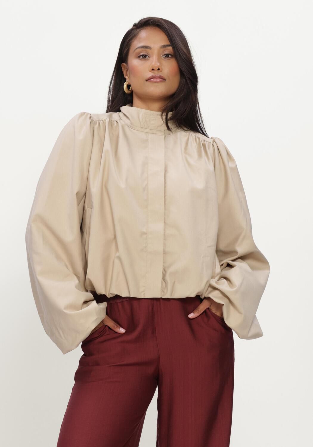 Beige MINUS Jack MSCINDY SHORT JACKET - large
