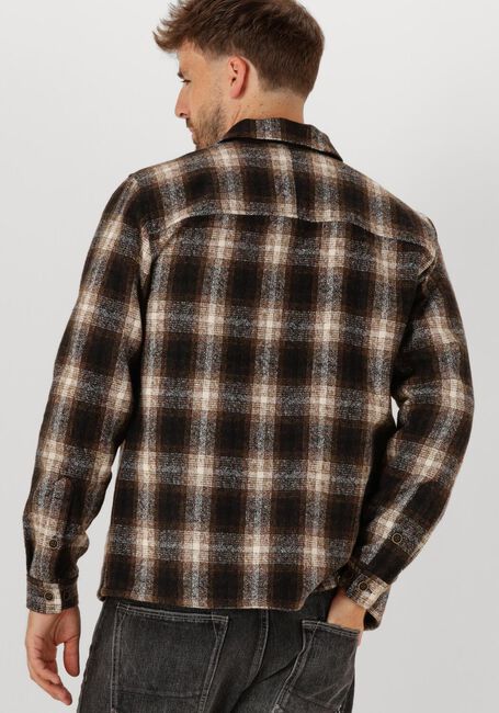 Braune ANERKJENDT Overshirts AKHANKY WOOL OS - large