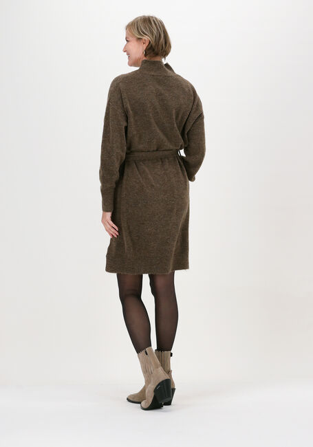 Braune NEO NOIR Minikleid VERA KNIT DRESS - large