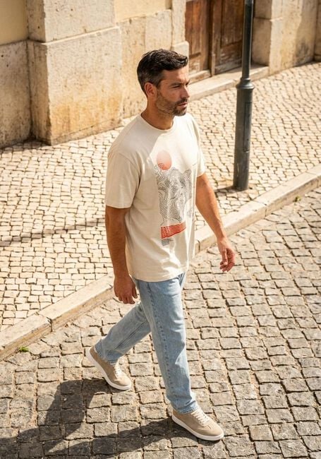 Beige PEAK PERFORMANCE T-shirt M GRAPHIC TEE - large