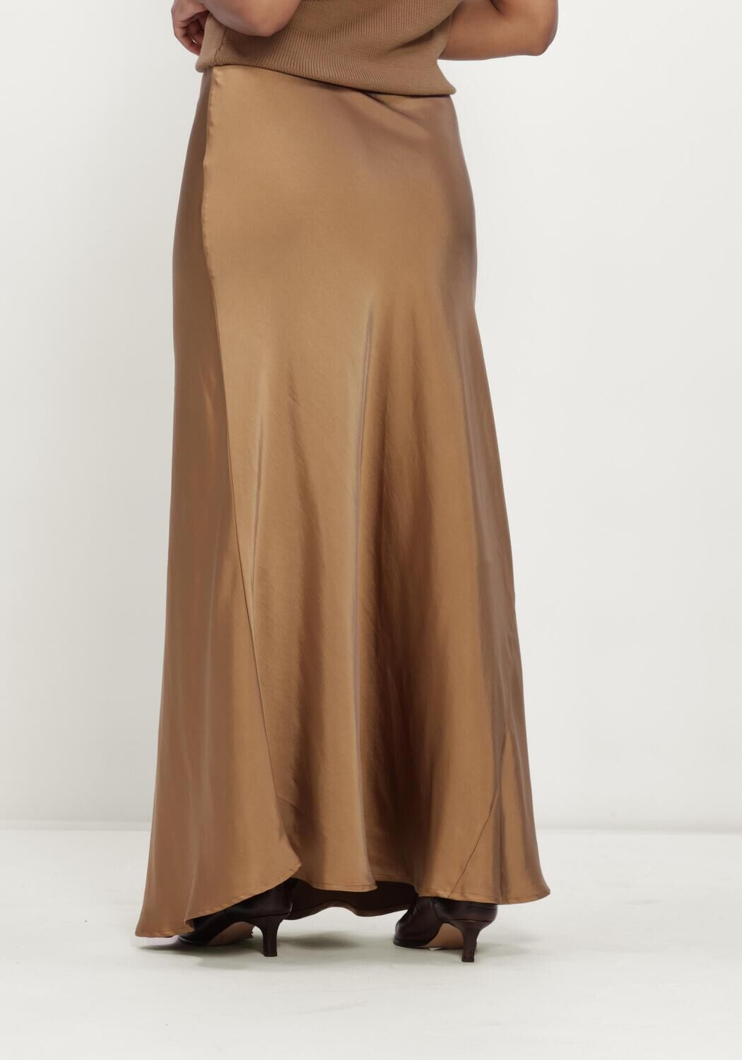 Camelfarbene JOSH V Midirock COSETTE SKIRT - large