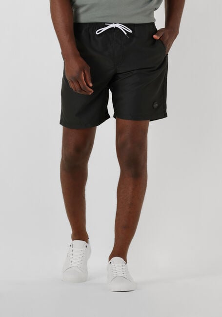 Schwarze SHIWI Badehosen MEN MIKE SWIM SHORTS 7 INCH SOLID - large