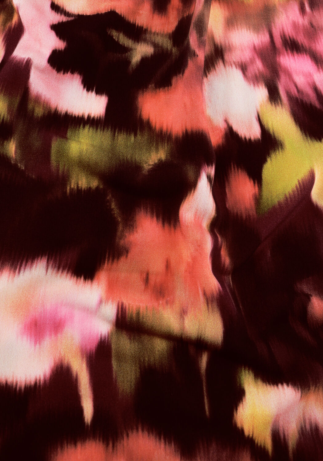 Mehrfarbige/Bunte VANILIA Top BLURRY BOAT NECK - large