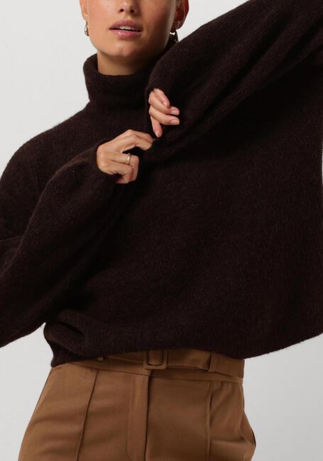 Braune GESTUZ Rollkragenpullover ALPHAGZ LS ROLLNECK - large
