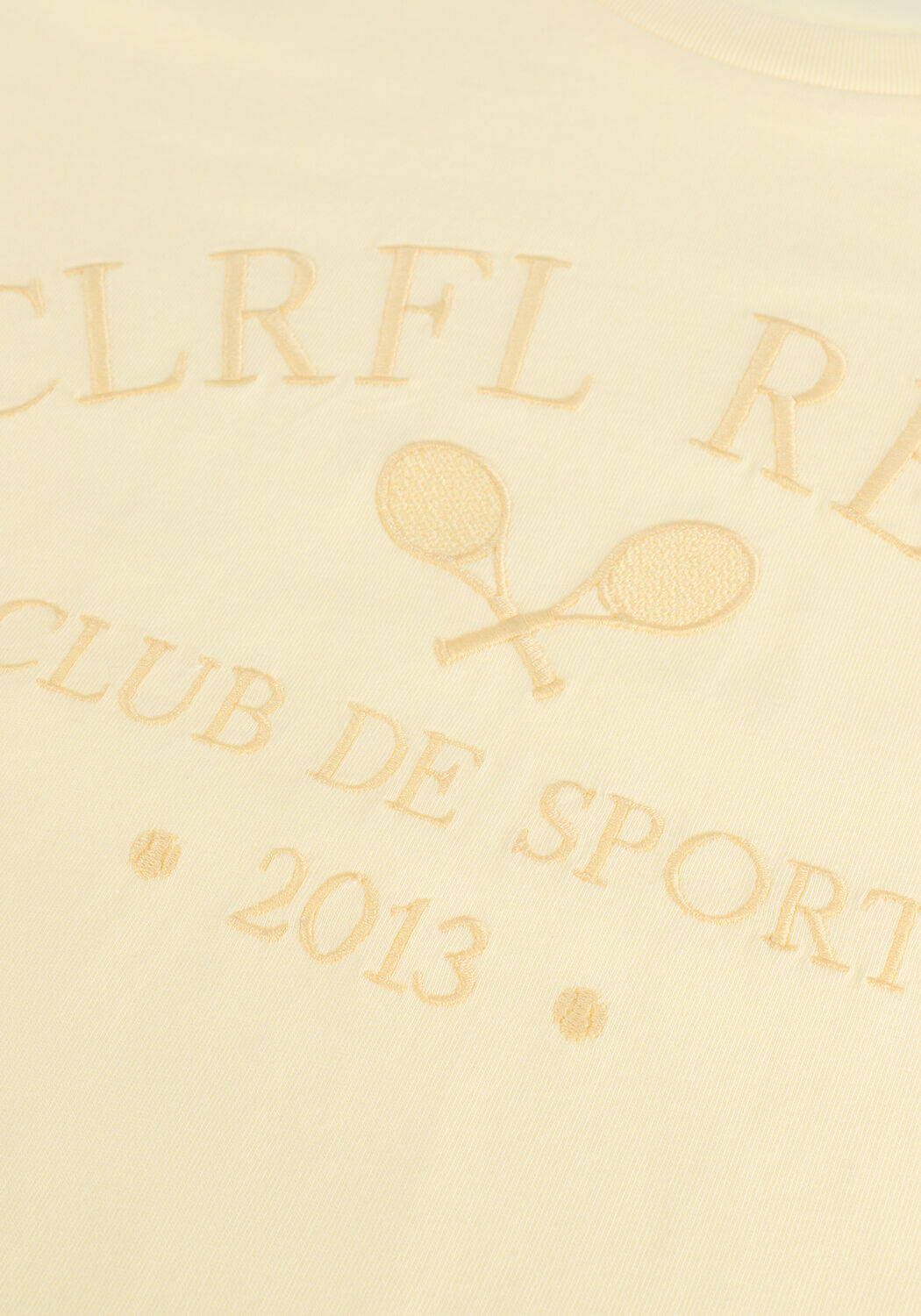 Gelbe COLOURFUL REBEL T-shirt CLUB DE SPORT BOXY TEE - large