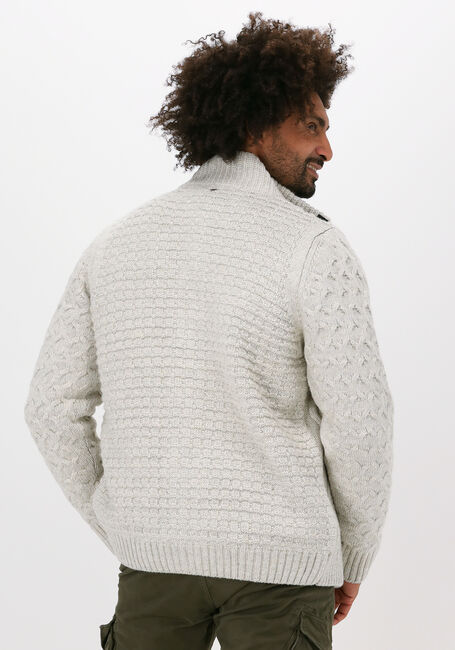 Hellgrau PME LEGEND Strickjacke ZIP JACKET COTTON KNIT MIXED Y - large