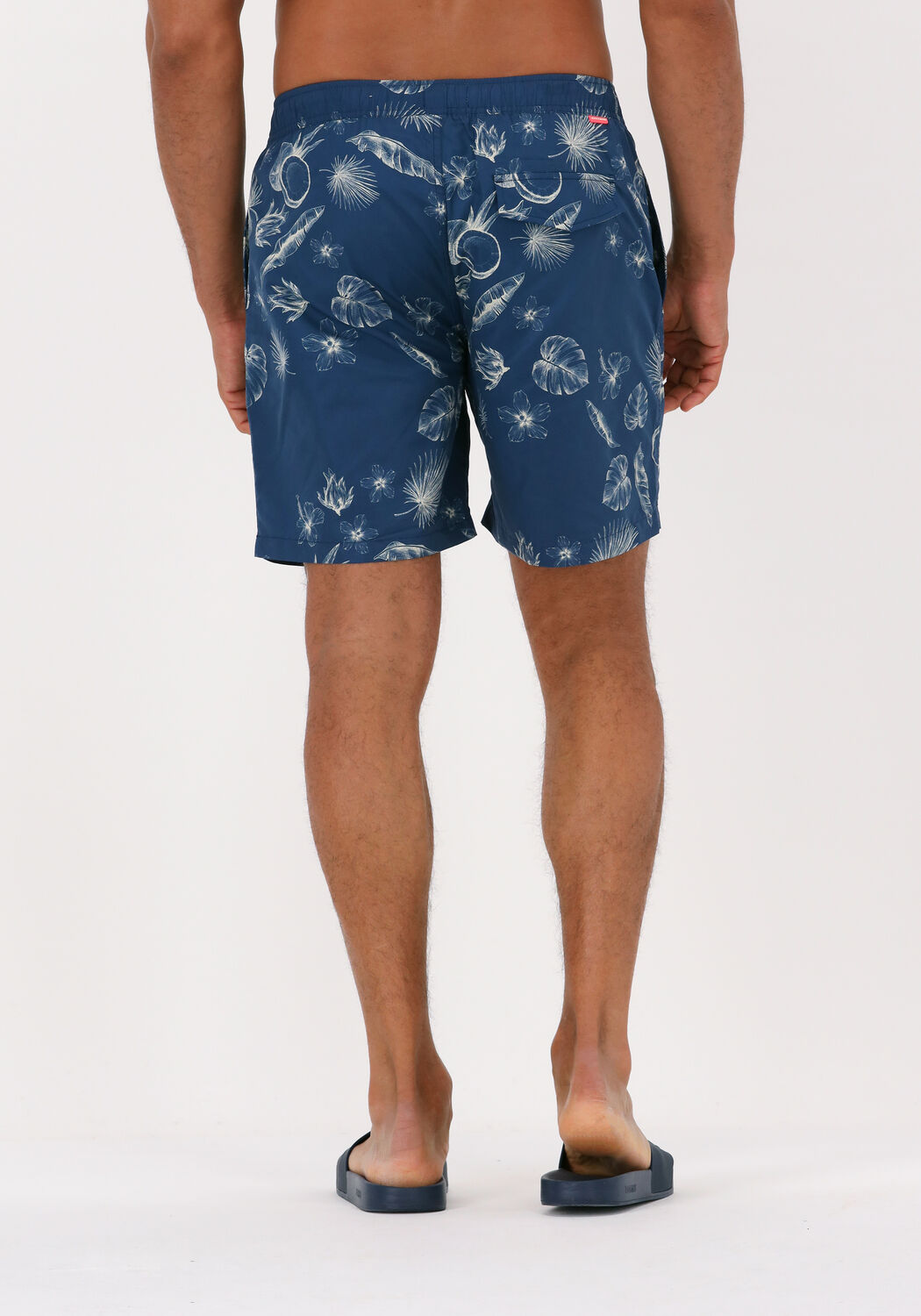 Blaue SCOTCH & SODA Badehosen RECYCLED POLYESTER PRINTED SWIMSHORT - large