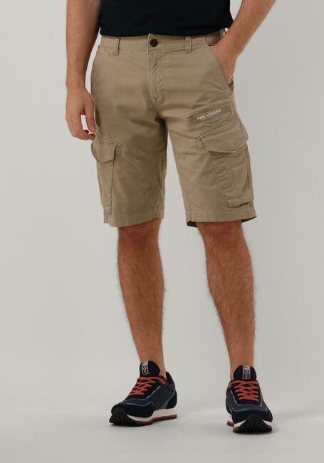 Beige PME LEGEND Kurze Hose NORDROP CARGO SHORTS STRETCH TWILL - large