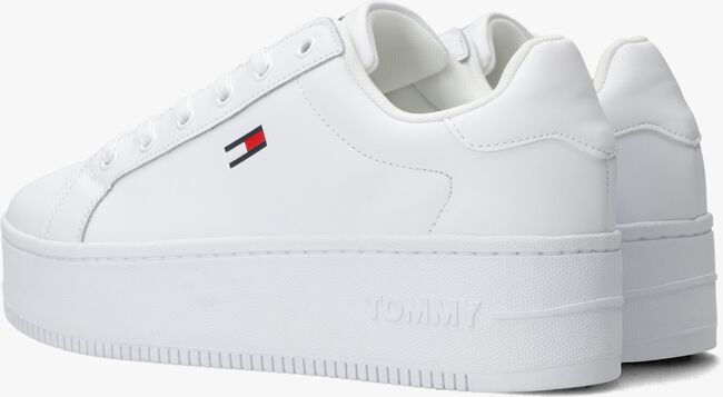 Weiße TOMMY JEANS Sneaker low TOMMY JEANS FLATFORM ESSENTIAL - large